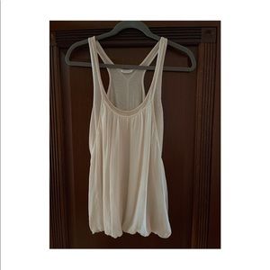 Club Monaco cream tank blouse